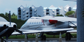 N55EP at KEYW 20140802 | Learjet 45