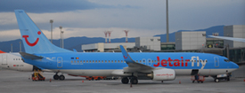 OO-JPT at LEMG 20141216 | Boeing 737-8K5