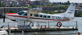 TC-KEU at Istanbul Haliç 20150509 | Cessna 208 Caravan