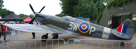 MJ343 at EHLW 20160611 | Spitfire-mock up
