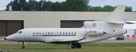 OO-FAE at EGVA 20240721 | Dassault Falcon 7X