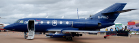 G-FRAD at EGVA 20240721 | Dassault Falcon 20E