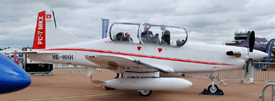 HB-HHH at EGVA 20240721 | Pilatus PC-7 II